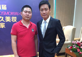 广州彩神vii与明星合影