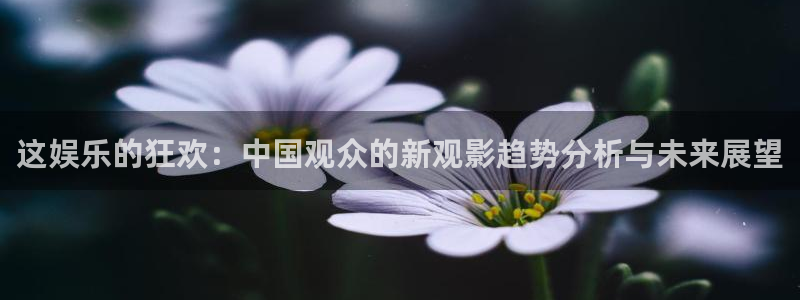 彩神vii官方：这娱乐的狂欢：中国观众的新观影趋势分析与未来展望